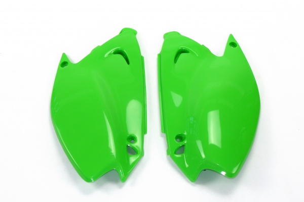 Side panels - green - Kawasaki - REPLICA PLASTICS - KA03739-026 - UFO Plast