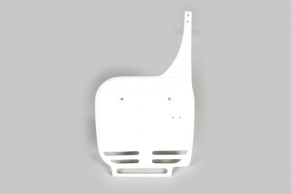 Front Number Plate white - Ufo Plast - Ufo Plast United States / World