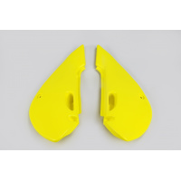 Side panels - yellow 102 - Kawasaki - REPLICA PLASTICS - KA03734-102 - UFO Plast