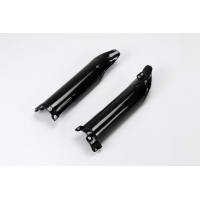 Fork Slider Protectors black for Kawasaki KXF 250 (2009-25) - KXF 450 (2009-25) - REPLICA PLASTICS - KA04701-001 - Ufo Plast
