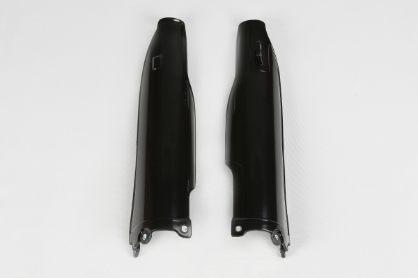 Fork slider protectors - black - Kawasaki - REPLICA PLASTICS - KA03778-001 - UFO Plast