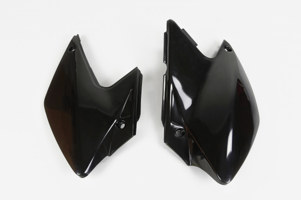 Side panels - black - Kawasaki - REPLICA PLASTICS - KA03790-001 - UFO Plast