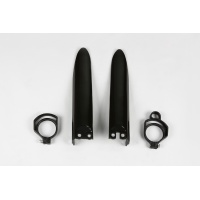 Fork slider protectors - black - Kawasaki - REPLICA PLASTICS - KA03711-001 - UFO Plast