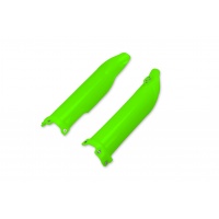 Fork slider protectors - neon green - Kawasaki - REPLICA PLASTICS - KA04701-AFLU - UFO Plast
