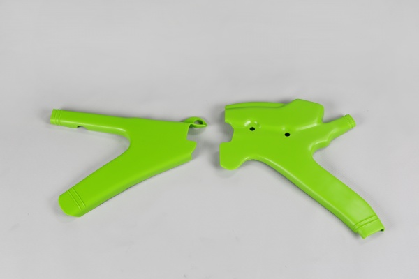 Mixed spare parts / Frame guard - green - Kawasaki - REPLICA PLASTICS - KA02753-026 - UFO Plast