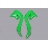 Radiator Covers neon green for Kawasaki KXF 250 (2021-24) - KXF 450 (2019-23) - REPLICA PLASTICS - KA04751-AFLU - Ufo Plast