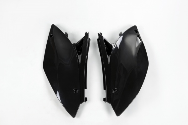 Side panels - black - Kawasaki - REPLICA PLASTICS - KA04700-001 - UFO Plast