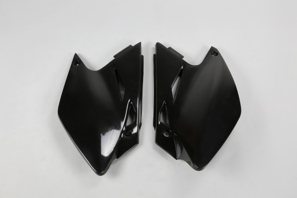 Side panels - black - Kawasaki - REPLICA PLASTICS - KA03771-001 - UFO Plast