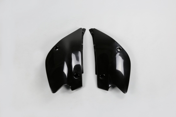 Side panels - black - Kawasaki - REPLICA PLASTICS - KA03714-001 - UFO Plast