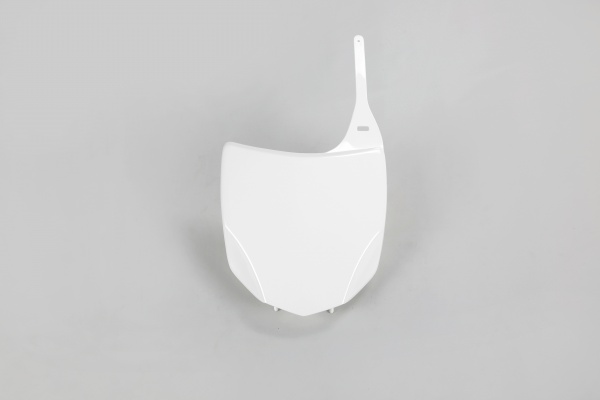 Front number plate - white 047 - Kawasaki - REPLICA PLASTICS - KA03797-047 - UFO Plast