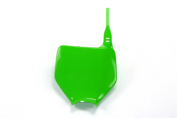 Front number plate - green - Kawasaki - REPLICA PLASTICS - KA03740-026 - UFO Plast