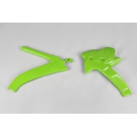Mixed spare parts / Frame guard - green - Kawasaki - REPLICA PLASTICS - KA02772-026 - UFO Plast
