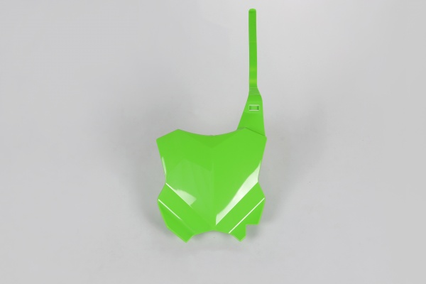 Front number plate - green - Kawasaki - REPLICA PLASTICS - KA04738-026 - UFO Plast