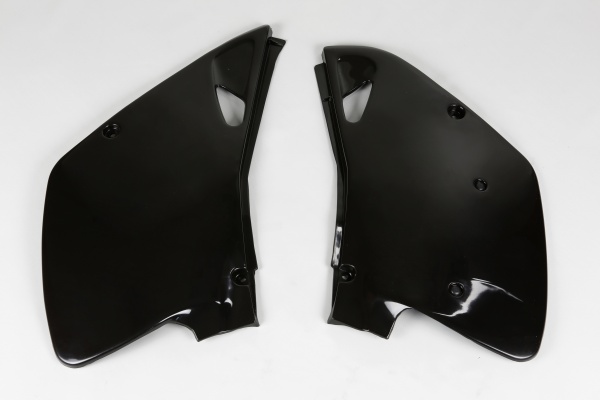 Side panels - black - Kawasaki - REPLICA PLASTICS - KA02745-001 - UFO Plast