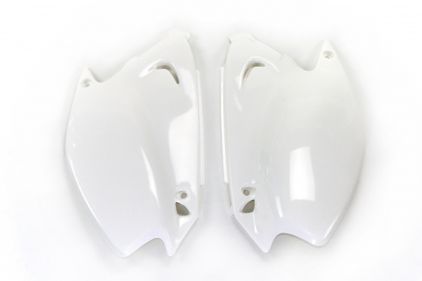 Side panels - white 047 - Kawasaki - REPLICA PLASTICS - KA03739-047 - UFO Plast