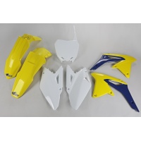 Plastic Kit OEM Color for Suzuki RMZ 450 (2008-17) - REPLICA PLASTICS - SUKIT409-999 - Ufo Plast Plastic Kit OEM Color for Suzuki RMZ 450 (2008-17) - REPLICA PLASTICS - SUKIT409-999 - Ufo Plast