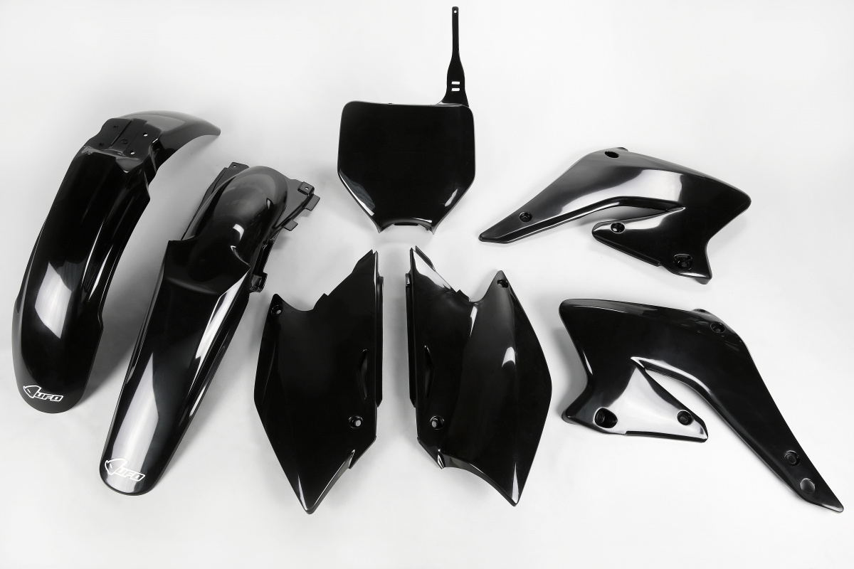 Plastic Kit black for Suzuki RMZ 250 (2004-06) - REPLICA PLASTICS - SUKIT403-001 - Ufo Plast