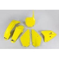 Plastic Kit yellow for Suzuki RM 85 (2000-25) - REPLICA PLASTICS - SUKIT405K-102 - Ufo Plast Plastic Kit yellow for Suzuki RM 85 (2000-25) - REPLICA PLASTICS - SUKIT405K-102 - Ufo Plast