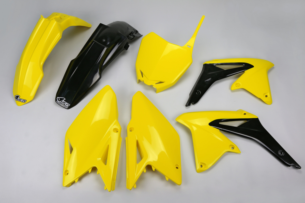 Plastic Kit OEM Color 14-16 for Suzuki RMZ 450 (2008-17) - REPLICA PLASTICS - SUKIT417-999 - Ufo Plast