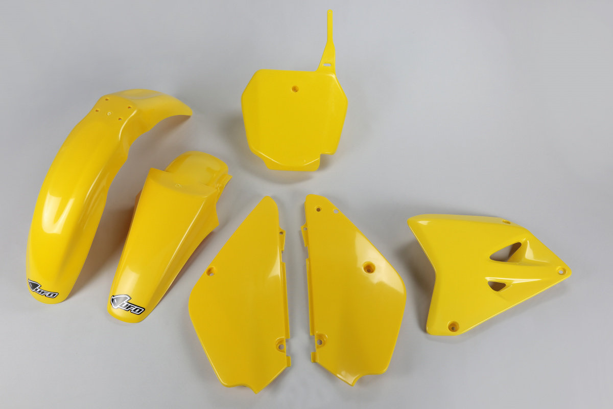 Plastic Kit yellow for Suzuki RM 85 (2000-25) - REPLICA PLASTICS - SUKIT405-101 - Ufo Plast