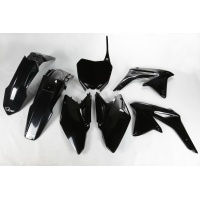 Plastic Kit black for Suzuki RMZ 450 (2008-17) - REPLICA PLASTICS - SUKIT409-001 - Ufo Plast