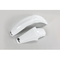 Fenders Kit white for Suzuki RM 85 (2000-25) - REPLICA PLASTICS - SUFK405-041 - Ufo Plast