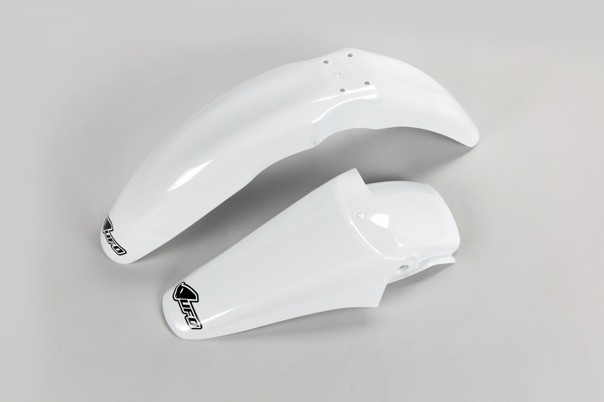 Fenders Kit white for Suzuki RM 85 (2000-25) - REPLICA PLASTICS - SUFK405-041 - Ufo Plast