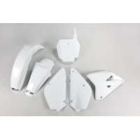 Plastic Kit white for Suzuki RM 85 (2000-25) - REPLICA PLASTICS - SUKIT405-041 - Ufo Plast