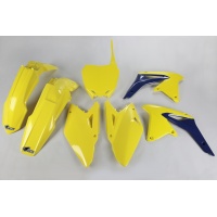 Plastic Kit yellow for Suzuki RMZ 450 (2008-17) - REPLICA PLASTICS - SUKIT409-102 - Ufo Plast