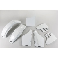 Plastic Kit white for Suzuki RM 250 (1989-91) - REPLICA PLASTICS - SUKIT398-041 - Ufo Plast