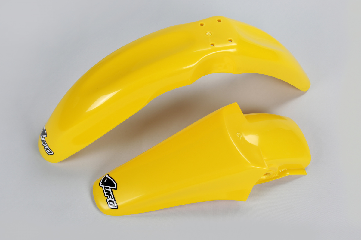 Fenders Kit yellow for Suzuki RM 85 (2000-25) - REPLICA PLASTICS - SUFK405-101 - Ufo Plast