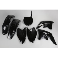 Plastic Kit black for Suzuki RMZ 250 (2007-09) - REPLICA PLASTICS - SUKIT407-001 - Ufo Plast