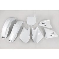 Plastic Kit white for Suzuki RM 125 (2001-25) - RM 250 (2001-25) - REPLICA PLASTICS - SUKIT402-041 - Ufo Plast