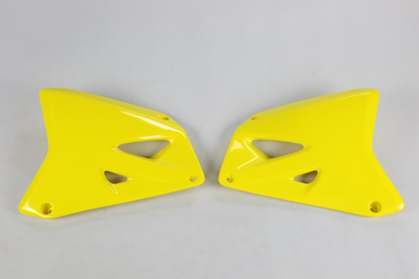 Radiator covers - yellow 102 - Suzuki - REPLICA PLASTICS - SU03987-102 - UFO Plast