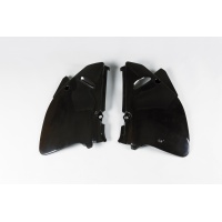 Side Panels black for Suzuki RM 125 (1993-95) - RM 250 (1993-95) - REPLICA PLASTICS - SU02946-001 - Ufo Plast