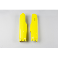Fork Slider Protectors yellow for Suzuki RM 85 (2000-25) - REPLICA PLASTICS - SU03907-102 - Ufo Plast