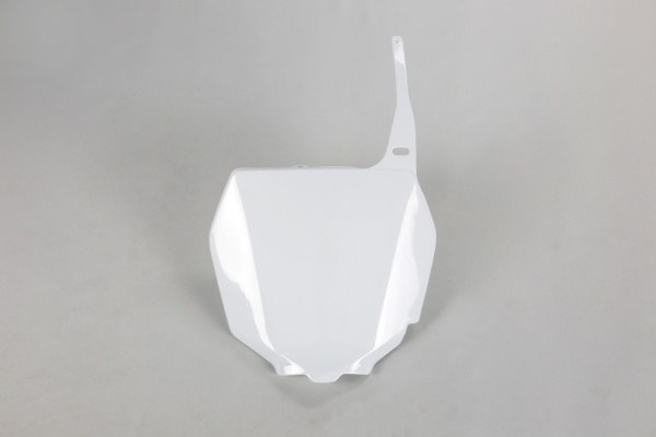 Front number plate - white 041 - Suzuki - REPLICA PLASTICS - SU03989-041 - UFO Plast