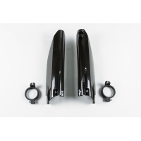 Fork Slider Protectors black for Suzuki RM 125 (1999-03) - RM 250 (1999-03) - REPLICA PLASTICS - SU03905-001 - Ufo Plast Fork Slider Protectors black for Suzuki RM 125 (1999-03) - RM 250 (1999-03) - REPLICA PLASTICS - SU03905-001 - Ufo Plast
