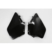 Side Panels black for Suzuki RM 125 (1996-00) - RM 250 (1996-00) - REPLICA PLASTICS - SU02959-001 - Ufo Plast