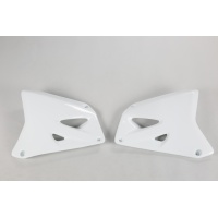 Radiator covers - white 041 - Suzuki - REPLICA PLASTICS - SU03987-041 - UFO Plast