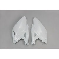 Side Panels white for Suzuki RMZ 250 (2010-18) - REPLICA PLASTICS - SU04929-041 - Ufo Plast
