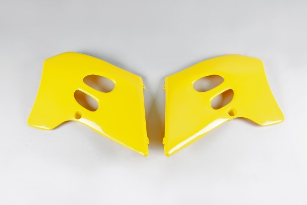 Radiator covers - yellow 101 - Suzuki - REPLICA PLASTICS - SU02945-101 - UFO Plast
