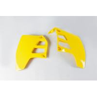 Radiator Covers yellow for Suzuki RM 125 (1989-91) - REPLICA PLASTICS - SU02908-101 - Ufo Plast