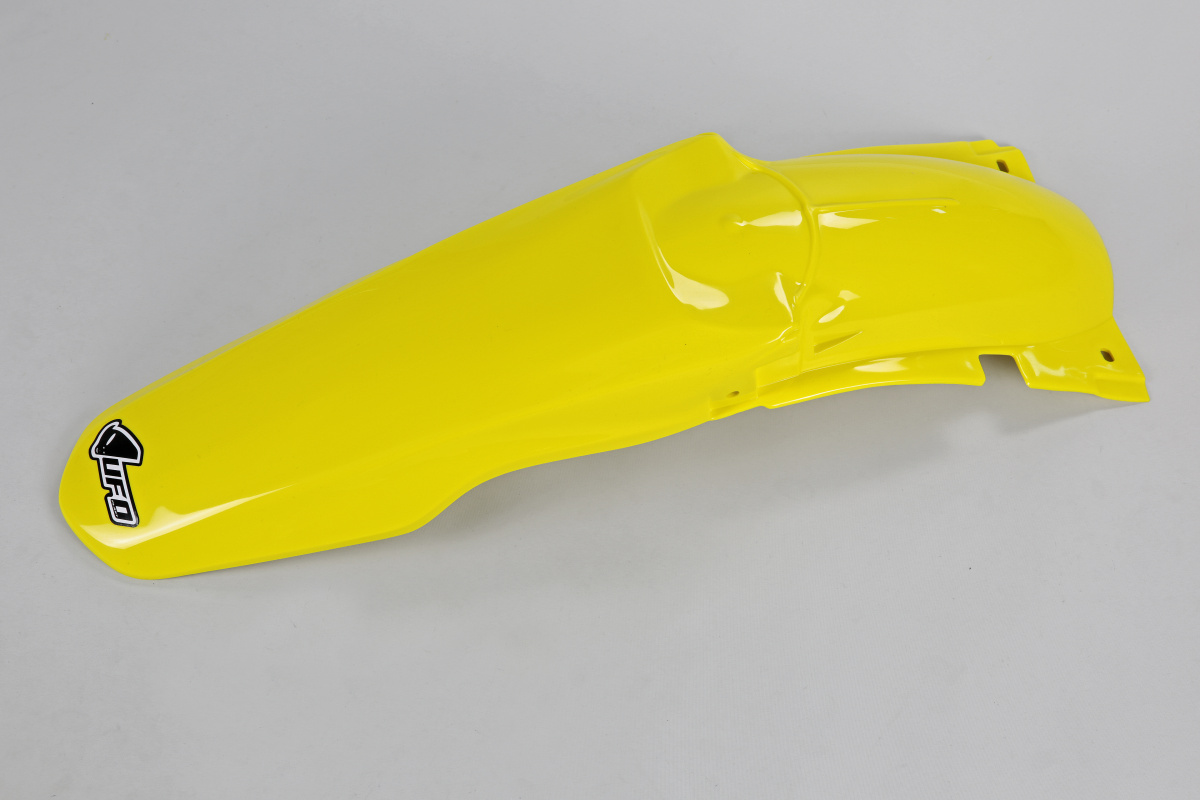 Rear Fender yellow for Suzuki RM 125 (2001-25) - RM 250 (2001-25) - REPLICA PLASTICS - SU03997-102 - Ufo Plast