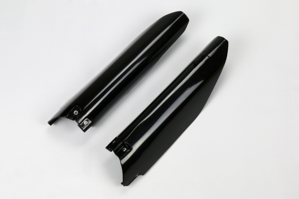 Fork slider protectors - black - Suzuki - REPLICA PLASTICS - SU04913-001 - UFO Plast