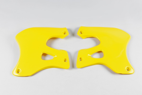 Radiator covers - yellow 101 - Suzuki - REPLICA PLASTICS - SU02958-101 - UFO Plast