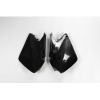 Side Panels black for Suzuki RM 125 (2001-25) - RM 250 (2001-25) - REPLICA PLASTICS - SU03996-001 - Ufo Plast