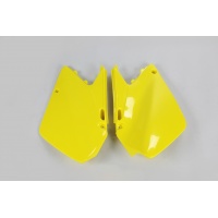 Side Panels yellow for Suzuki RM 125 (2001-25) - RM 250 (2001-25) - REPLICA PLASTICS - SU03996-102 - Ufo Plast