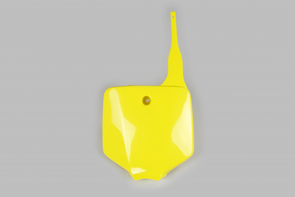 Front number plate - yellow 102 - Suzuki - REPLICA PLASTICS - SU03926-102 - UFO Plast