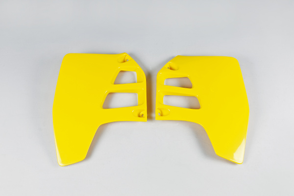 Radiator covers - yellow 101 - Suzuki - REPLICA PLASTICS - SU02909-101 - UFO Plast